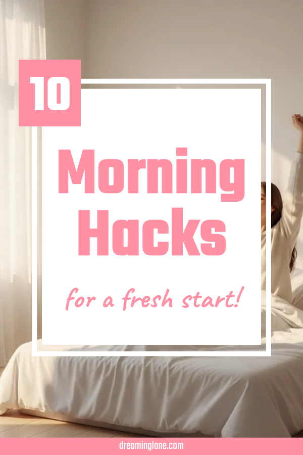 10 Morning Hacks for a fresh start