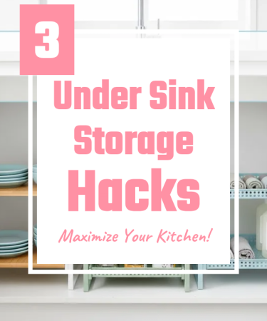 3 under sink storage hacks