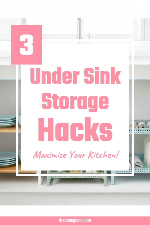 3 under sink storage hacks