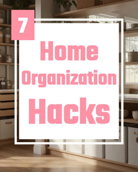 7 home organization hacks