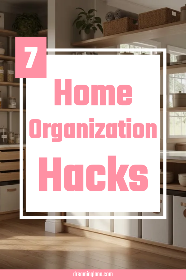 7 home organization hacks