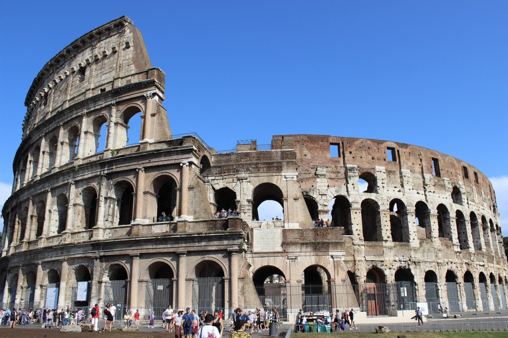 Colosseum in Rome as part of a Rome 3 days itinerary