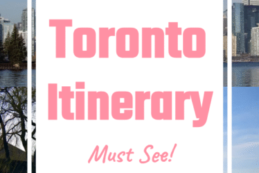 3 days toronto itinerary